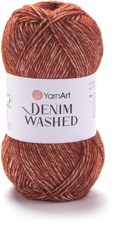 YarnArt Denim Washed – Katoenmix Garen – 50g – ±130m – Vintage Look – Voor Kleding & Accessoires - Kleur 915