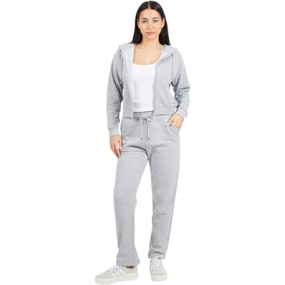 Brave Soul Dames/Dames Full Zip Hoodie (Grijze Mergel)