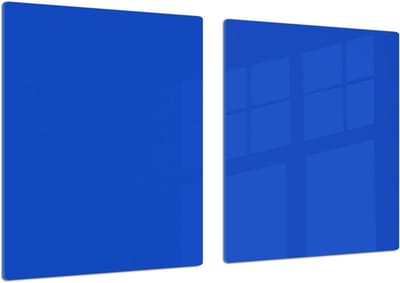 Glazen Snijplank - Kookplaatafdekking Keukenbord - Keukenwerk - Slagvast Gehard Glas - 80 x 52 cm - Egyptisch Blauw