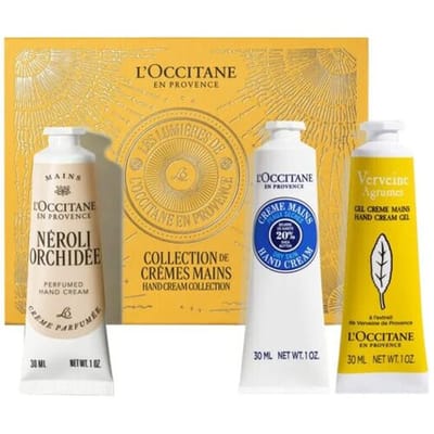 Hand Cream Trio Gift Set Set – Shea Butter, Cherry Blossom And Verbena Scents, Deep Hydration For Dry Hands, Travel Size Skincare Essentials, Luxury Beauty Box For Women, Daily Nourishing Treatment For Smooth Skin