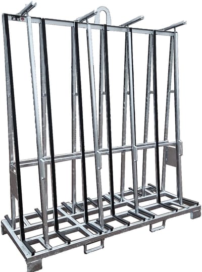 Glasbok Gegalvaniseerd 2180x900x2435 incl 4 veerspanlatten bewerken
