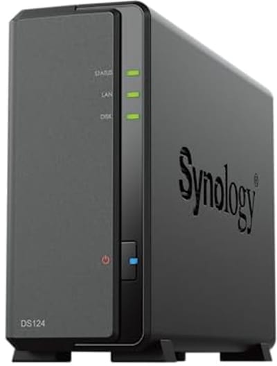 NAS-behuizing 1 bay met Quad-Core CPU en USB 3.2