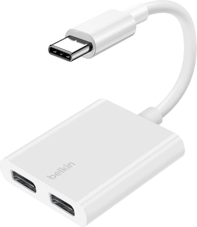 Belkin F7U081BTWH interface hub USB Type-C Wit