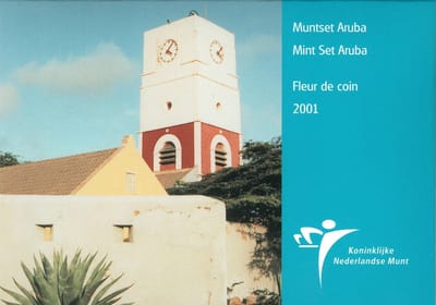 De Koninklijke Nederlandse Munt Aruba Muntset 2001 - Officiële munten FDC