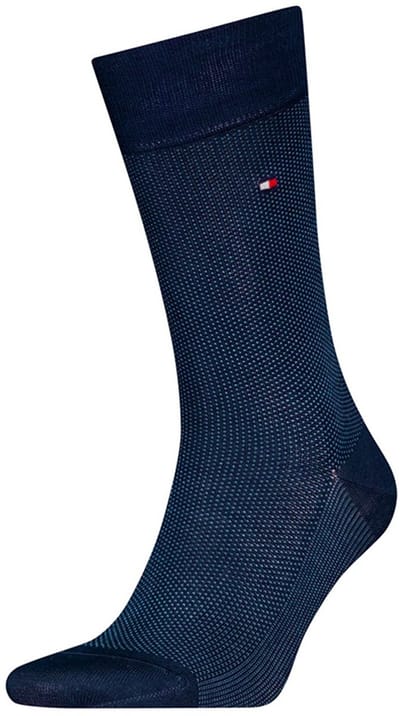 Tommy Hilfiger heren sokken premium birdseye blauw