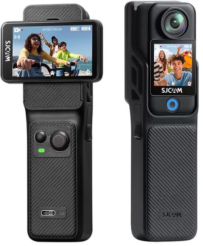 Lifero Vlog Camera - Pocket Camera - Action Camera 4k - Vlogcamera - 2 Accu's - 155° groothoeklens - 128GB opslag - 16MP, 30FPS