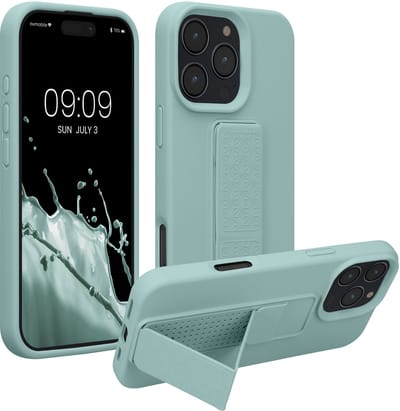 kwmobile back cover voor smartphone - geschikt voor Apple iPhone 16 Pro Max - 1x beschermhoesje van kunststof - In mintgroen