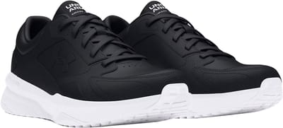 Under Armour Heren Edge LTHR Sneaker 3028375 001 Black
