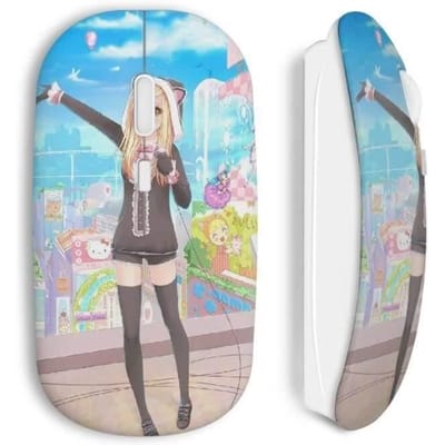 Souris sans fil kawaii girl music anime