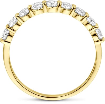 14K Geelgouden Ring met Zirkonia 4035043 – 3 mm