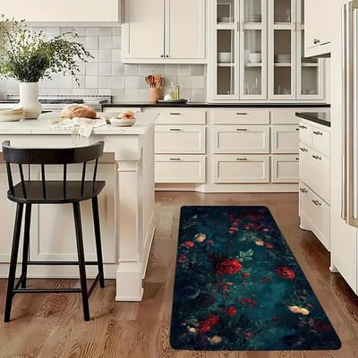 1PC Houten Patroon Keukenkleden Antislip Huis Deurmatten Pop design Badkamerkleed Badmat Tapijt voor Huis Wastafel Wasmachine Decor 400MMx600MM