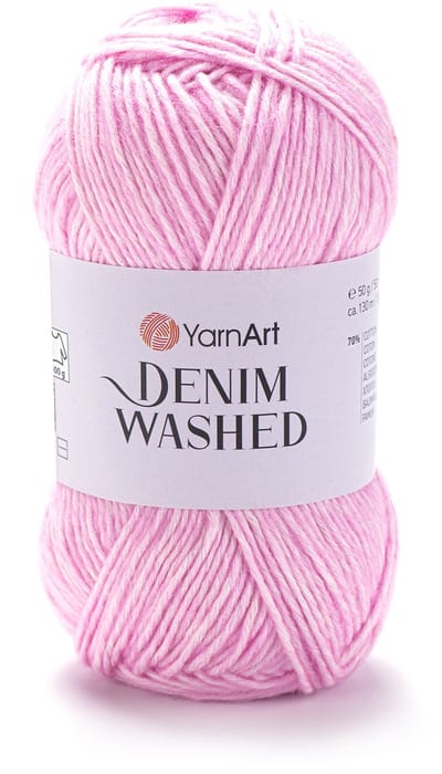 YarnArt Denim Washed – Katoenmix Garen – 50g – ±130m – Vintage Look – Voor Kleding & Accessoires - Kleur 906