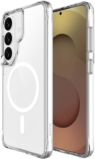 Buddi Core - Hoesje Geschikt voor Samsung Galaxy S26 Plus - Compatibel met MagSafe - Back Cover met Magneet - Doorzichtige Telefoonhoes - Beschermhoes - Case Transparant