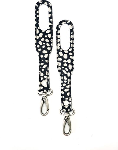 MOZZ BAGS - Stroller Straps - Dots Reverse