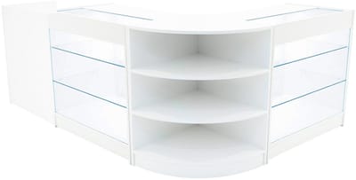 Astro led-winkeltoonbankset - wit - lm60, tb60 & 2xk900 - mdf melamine