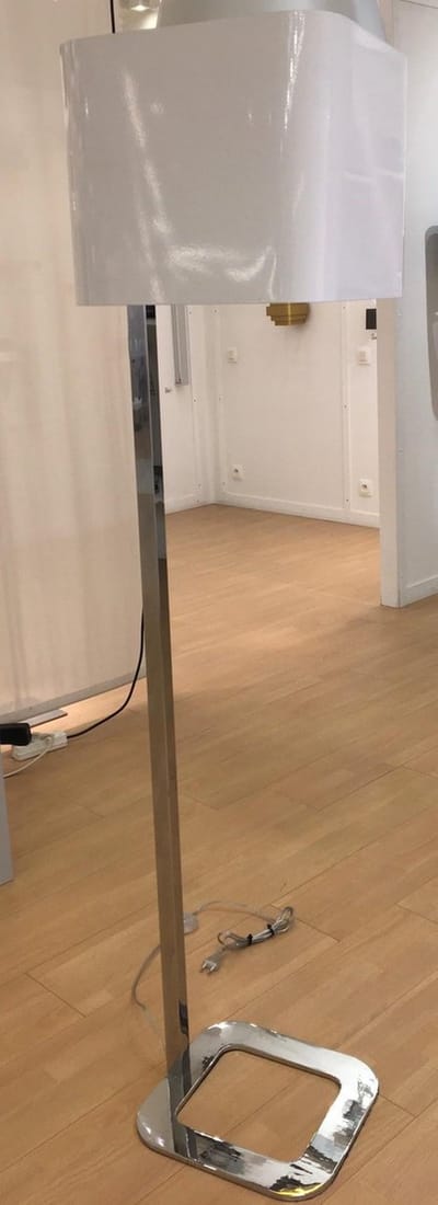 STAANLAMP QUADRO LV 40250/CH/W