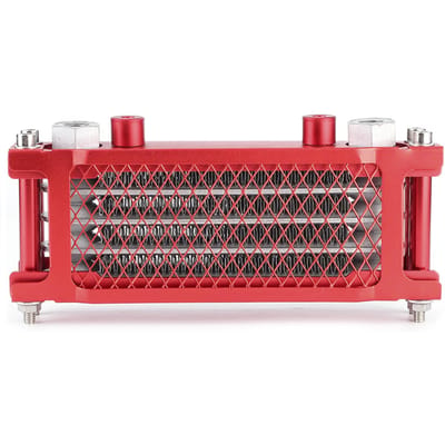 Motorfiets Oliekoeler Rood Radiator Koelsysteem voor 100250CC OffRoad Voertuig 85x200x45mm