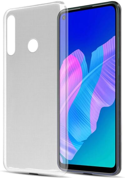 Cadorabo Hoesje geschikt voor Huawei P40 LITE E in VOLLEDIG TRANSPARANT - Beschermhoes gemaakt van flexibel TPU Silicone Case Cover