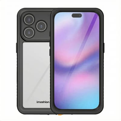 imoshion Hoesje - Geschikt voor Apple iPhone 17 Pro Max - Waterproof 360 case - Zwart