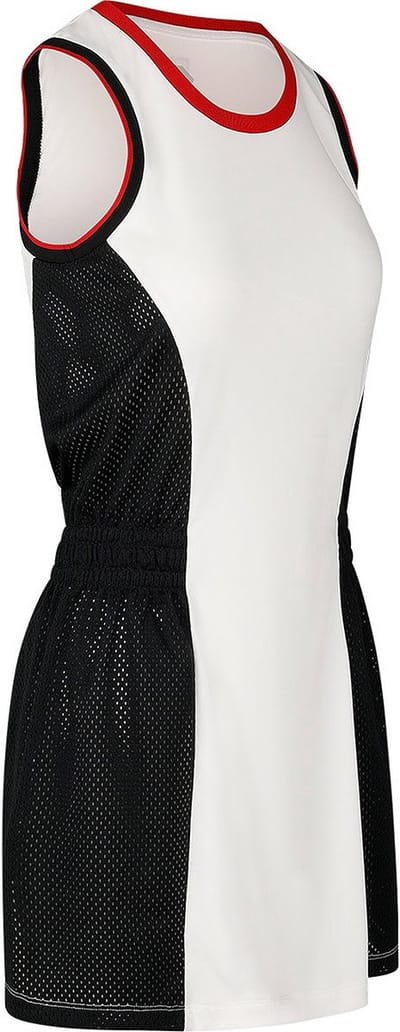 Robey Tennis Grand Slam Dress Dames - Wit / Zwart | Maat: XS