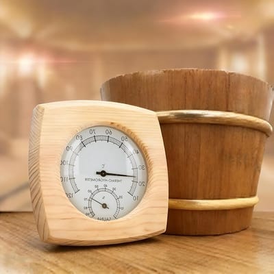 Digitale Sauna Thermometer en Hygrometer voor Binnengebruik - Ideaal voor Badkamer en Sauna met Nauwkeurige Vochtmeting en Temperatuurweergave
