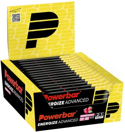 Powerbar Energize Advanced Bar (15x55g) Raspberry - Repen - Energie repen
