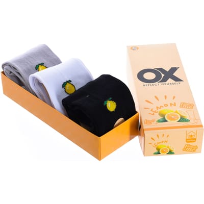Set van 6 lage sokken OX met frisse geuren