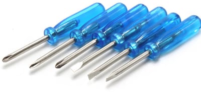 Mini Schroevendraaierset - Kruiskop + platte kop 1,6/2.0/3.0 mm - Mini kruisschroevendraaiers - Precisie Juweliers Schroevendraaier Set - Kleine Horloge Schroevendraaier - Compact Draagbaar - Elektronica en Speelgoedreparatie / Reparatietool