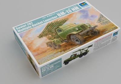 Trumpeter Modelbouwpakket Ruimtevaart - 01075 Soviet 2B7 Multiple Rocket Launcher BM-13 NM Plastic - 1:35 - Modelbouw
