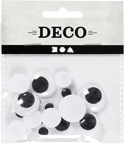 Wiebelogen, niet zelfklevend, d 12+14+20 mm, 18 div/ 1 doos