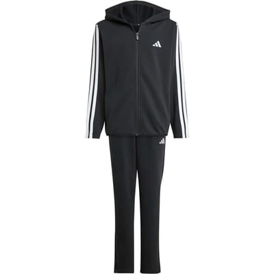 Adidas Essentials 3 Stripes Trainingspak Zwart 15-16 Years Kinderen
