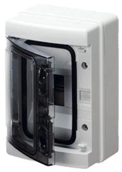 Gewiss GW40101 GW40101 Kleine verdeelkast Opbouw (op product), Opbouw (op muur) Aantal groepen: 4 Inhoud: 1 stuk(s)