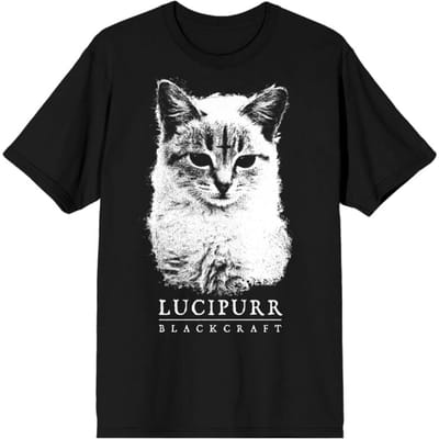 Blackcraft Cult - Gothic T-shirt - Lucipurr T-Shirt - M tot XXL - voor Mannen - zwart