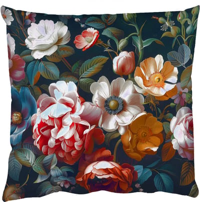 Sierkussens - Kussentjes Woonkamer - 50x50 cm - Vintage - Kleurrijk - Bloemen - Modern