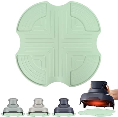 Dailygoods - Heteluchtfriteuse onderlegger siliconen voor Ninja Crispi antislip siliconen accessoires, antislip, hittebestendige siliconen onderzetter, werkbladbescherming voor Ninja CRISPi FN101GY/FN101SG