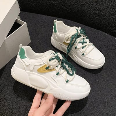 Sneakers Dames Nieuwe Herfst Platform Zomer Boardschoenen Lente en Herfst Hardlopen Casual Witte Schoenen 40 gray