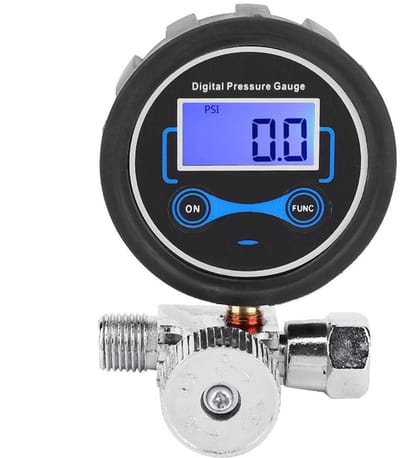Allecto - Pneumatische Luchtregulator met Digitale Drukmeter - 1/4 inch voor Spuitpistolen