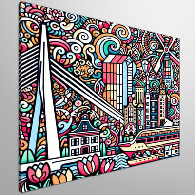Kunstprint | Wanddecoratie | Canvas | 20 × 20 cm