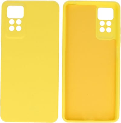 Xiaomi Redmi Note 11 Pro 5G Hoesje - 2.0mm Dikke Fashion Telefoonhoesje Backcover - Siliconen Hoesje - Geel