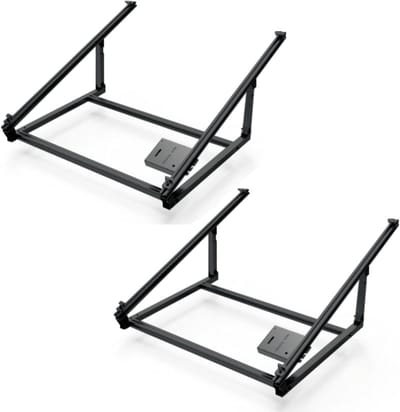 Zonnepaneel Houder - Balkonkrachtcentrale Set - Plat Dak Montage - Verstelbare Hellinghoek - 80.5 x 117 cm - zwart