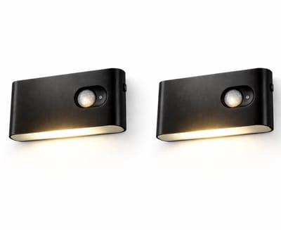 Oneproduct Draadloze Kastlamp met Bewegingssensor - Set van 2 - USB-C Oplaadbaar - LED Kastverlichting - Zwart