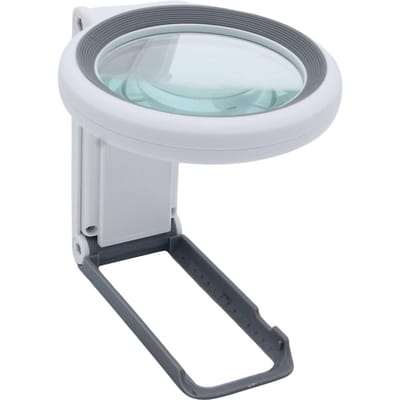 Handheld vergrootglas 30X 10X vergrootglas met LED-licht Opvouwbare handgreep voor het lezen van een volledig boek