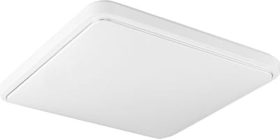 SOLA - LED Plafondlamp met Bewegingssensor- 28W - Daglicht Wit 4200K - 360° Zichthoek - Opbouw - Vierkant - Wit - IP44