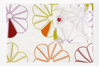 TINT PRINTED TAFELLOPER 150X250 BIG BLOOM CHILI