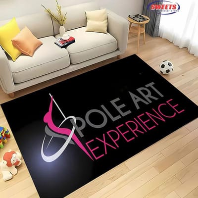 Pole Dance Kunstprint Tapijt 15 Maat Patroon Huisdecoratie Matten Pole Dance Klaslokaal Groot Oppervlak Vier Seizoenen Vloermat Snelle Aankomst 40x60cm (16x24in)