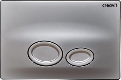 Creavit Drop Bedieningsplaat Mat Chroom