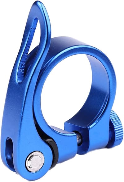 Fietszadelklem - Zadelpenklem - Comfortabele Rit - Snelle Installatie - 30.2-31.9 mm - Blauw
