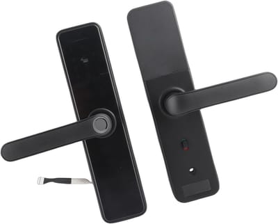 Slimme elektronische deurvergrendeling met vingerafdruk en wifi-verbinding, ondersteunt mechanische sleutels en mobiele app-functies voor extra veiligheid