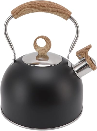 Fluitende waterkoker - Theepot fornuis - Water koken - Grote capaciteit - 25 liter - Zwart