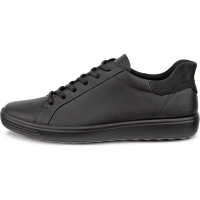 Ecco Soft 7 dames sneaker - Zwart zwart - Maat 37